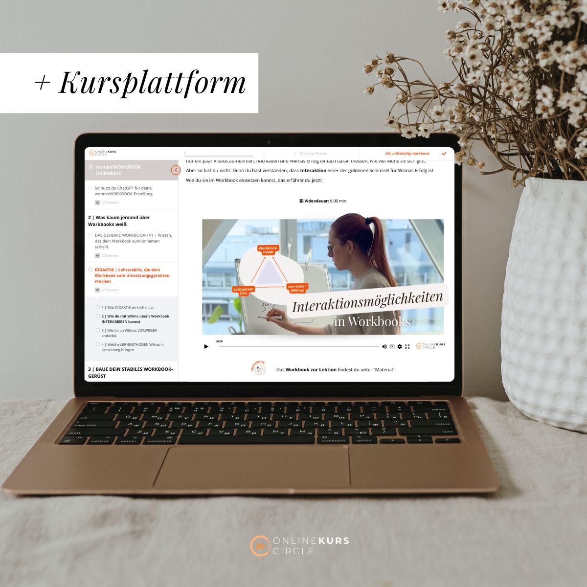 wonderWORKBOOK Onlinekurs – Bild 3